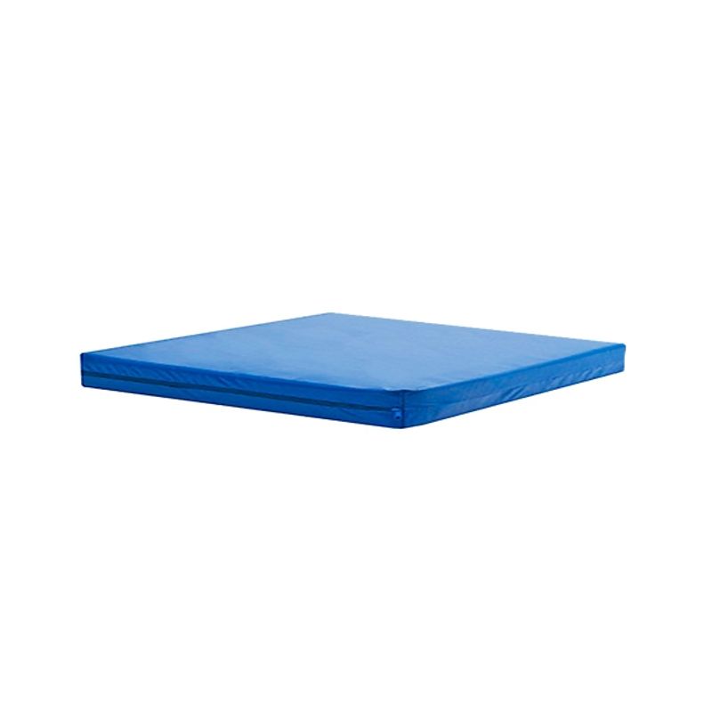 GENERICO - Colchoneta Jardin Infantil Junji 130 x 130 x 2,5 cm Azul