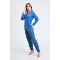 COD 1774 PIJAMA POLAR CON DETALLES BORDADOS