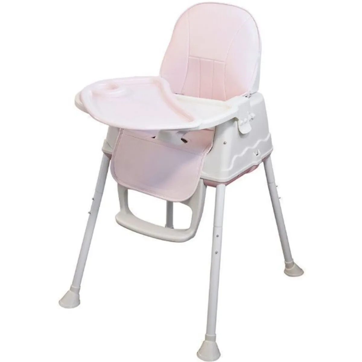 GENERICO - Silla para Comer 3 en 1 Rosada/ 4 posiciones