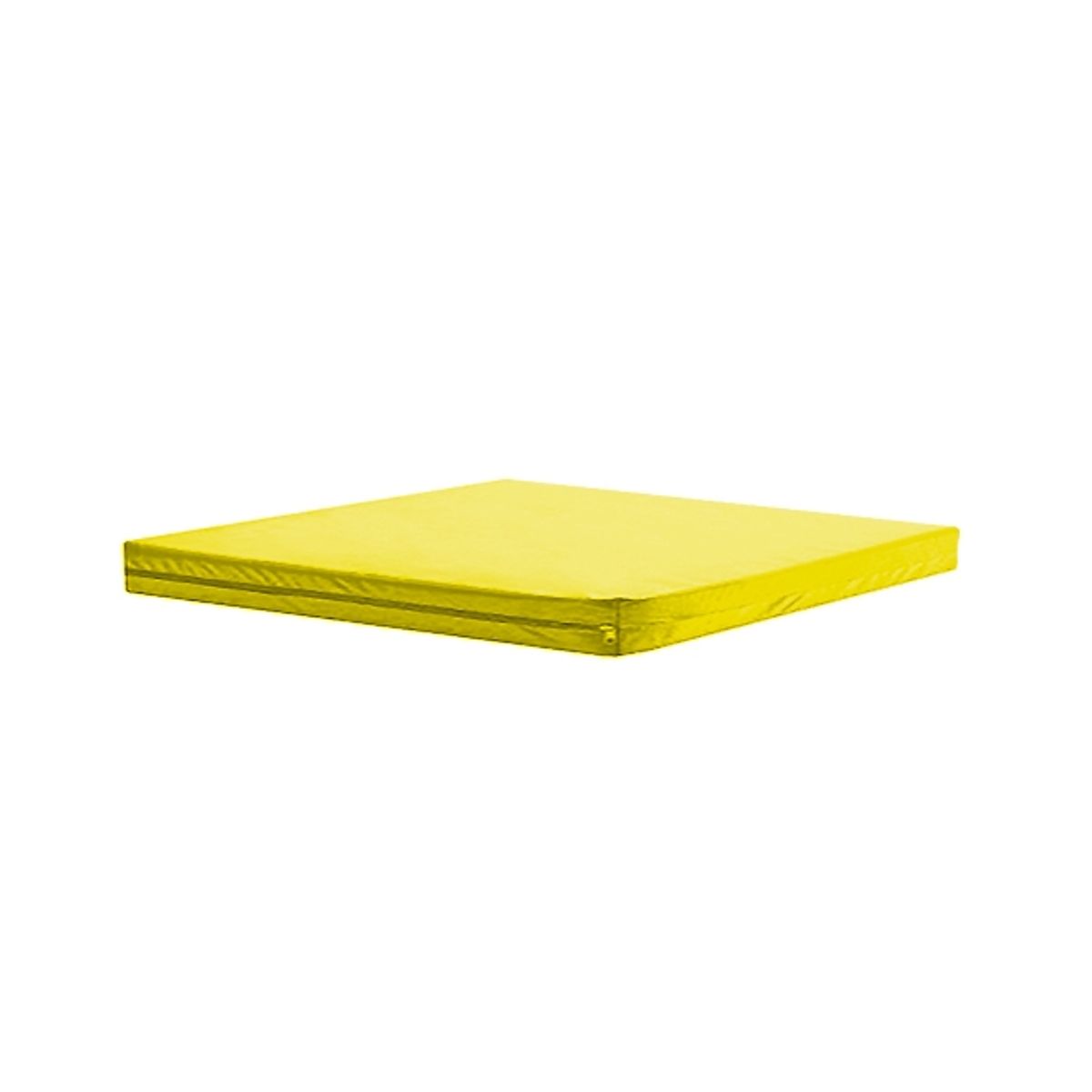GENERICO - Colchoneta Jardin Infantil Junji 130 x 130 x 2,5 cm amarillo
