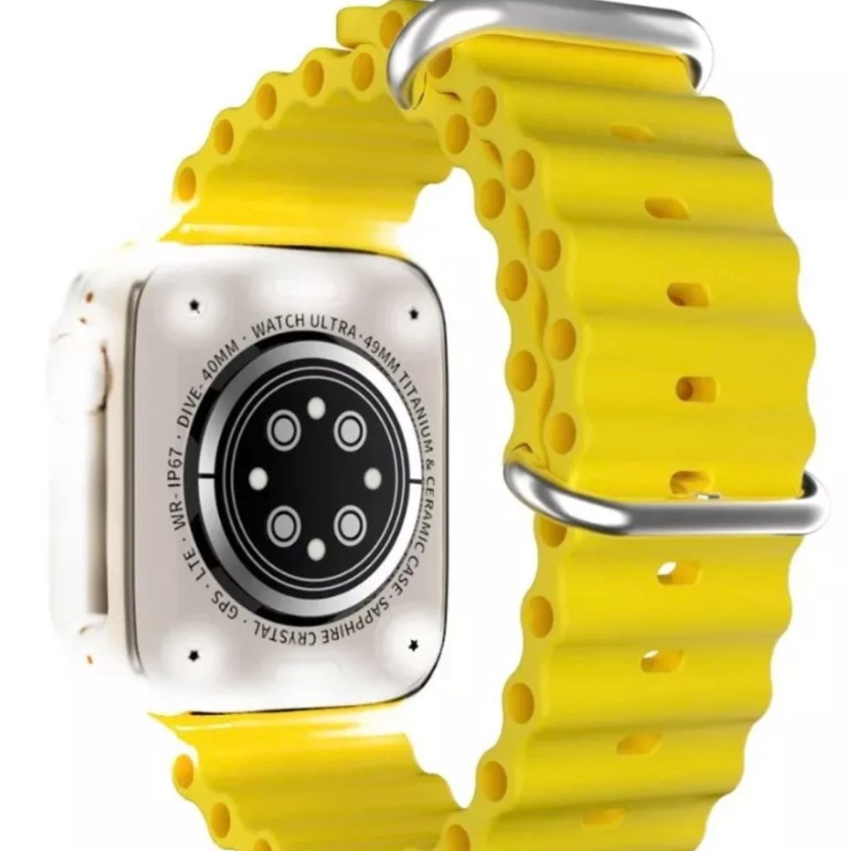 GENERICO - Smartwatch Genérica t800 ultra 199 caja negra malla negra de gel