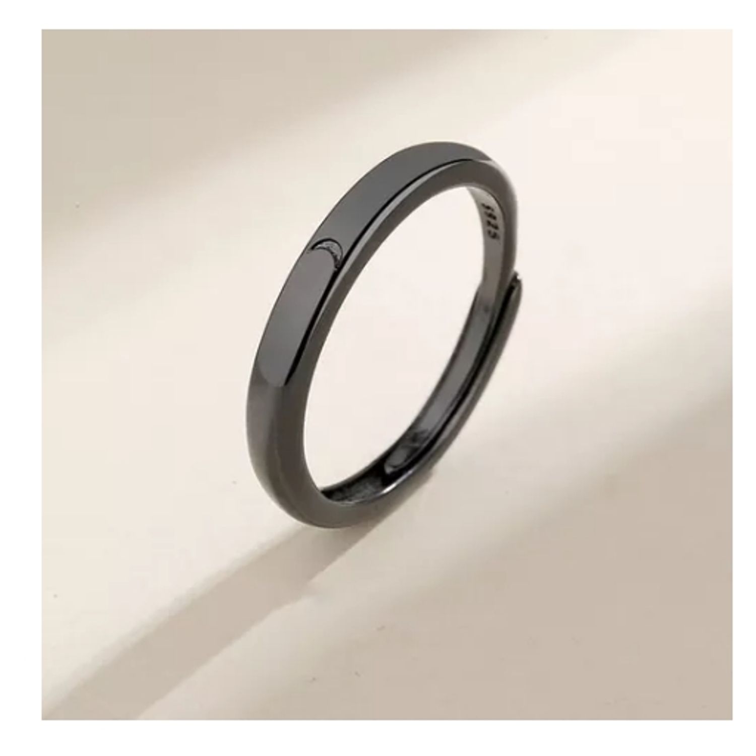Anillos Pareja Sol Y Luna Ajustables Plata 925