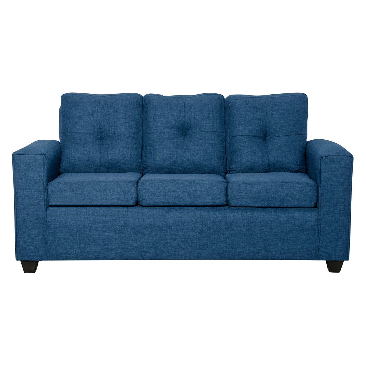BLACK FACTORY - Sofa 3 Cuerpos Ranger Azul