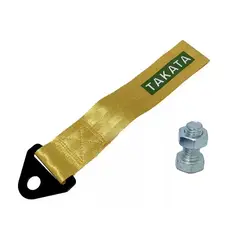 GENERICO - Tow Strap Tuning Gancho De Remolque Auto Tuning Dorado