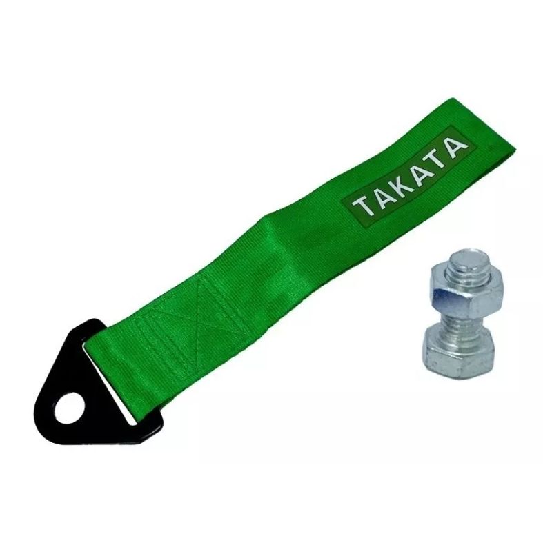 GENERICO - Tow Strap Tuning Gancho De Remolque Auto Tuning Verde