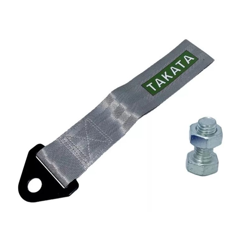GENERICO - Tow Strap Tuning Gancho De Remolque Auto Tuning Gris