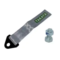 GENERICO - Tow Strap Tuning Gancho De Remolque Auto Tuning Gris