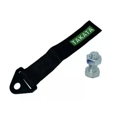 GENERICO - Tow Strap Tuning Gancho De Remolque Auto Tuning Negro
