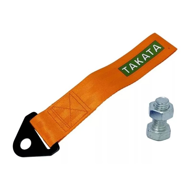 GENERICO - Tow Strap Tuning Gancho De Remolque Auto Tuning Naranjo