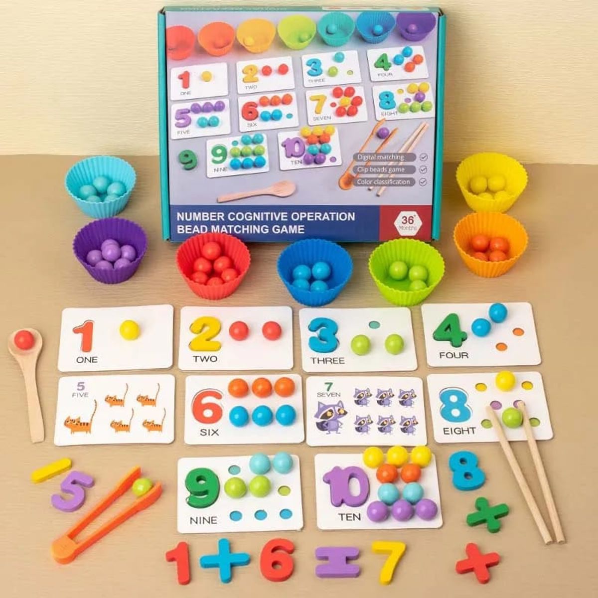 GENERICO - JUEGO DIDACTICO MATEMATICAS E INGENIO MONTESSORI