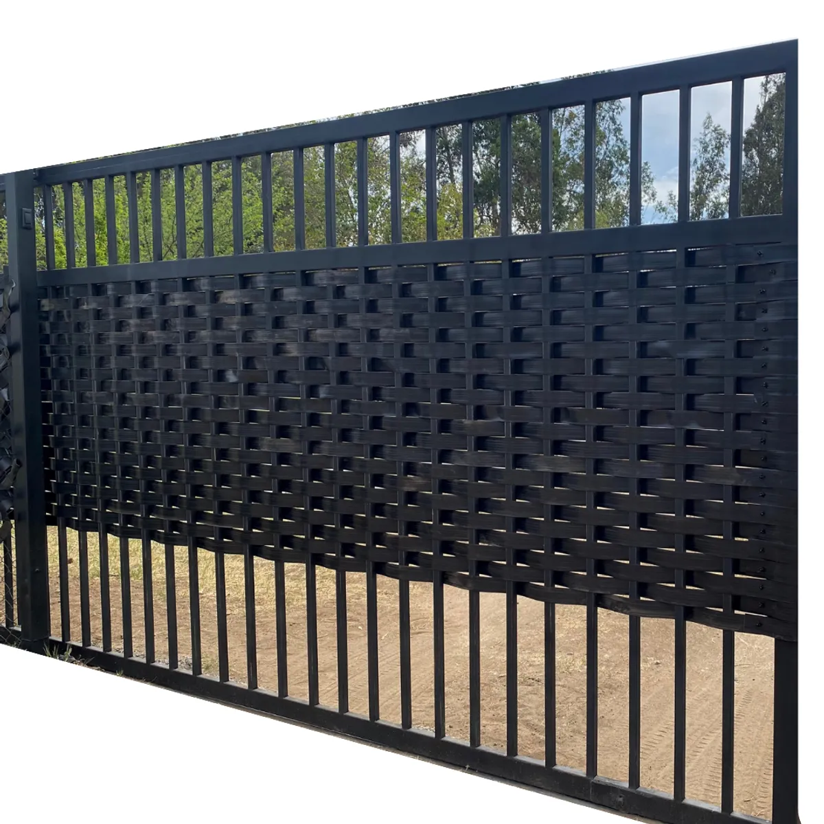 VALSTORE DECO Y DESIGN - Pack Cinta Valstore Poliprop Cubre Cerco Negro 18m2 ancho 50mm Incluye Broches