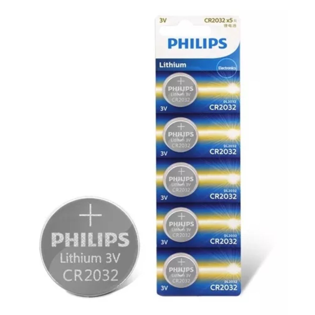 PHILIPS - PILA DE RELOJ PHILIPS CR-2032