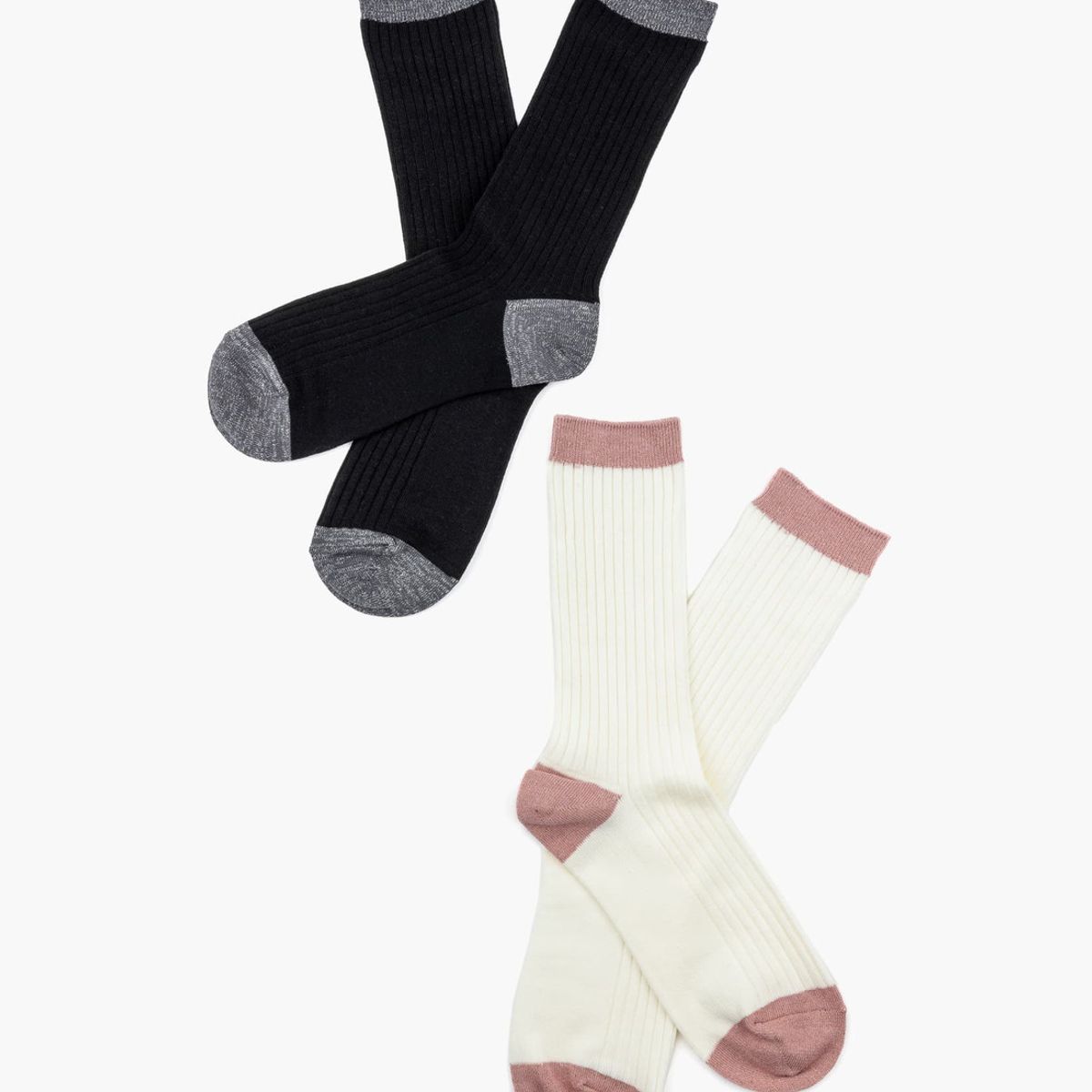 LOUNGE - Set Calcetines Dreamy Dos Colores 39-41 Negro LOUNGE