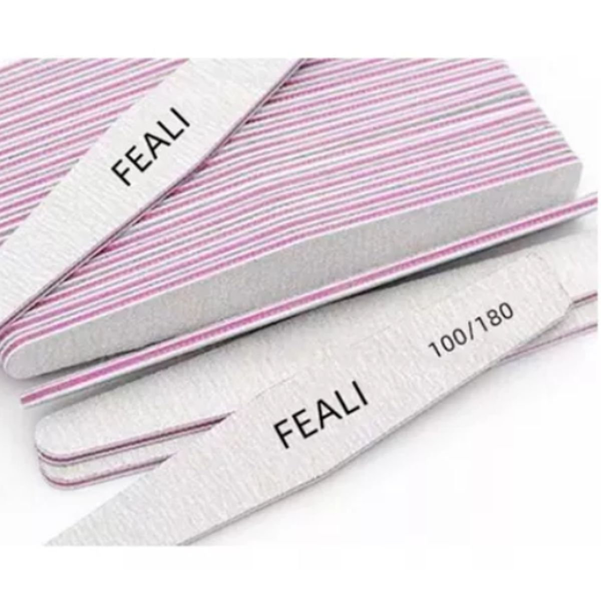 GENERICO - Limas Feali 100180 Uñas Manicure 12 Unidades