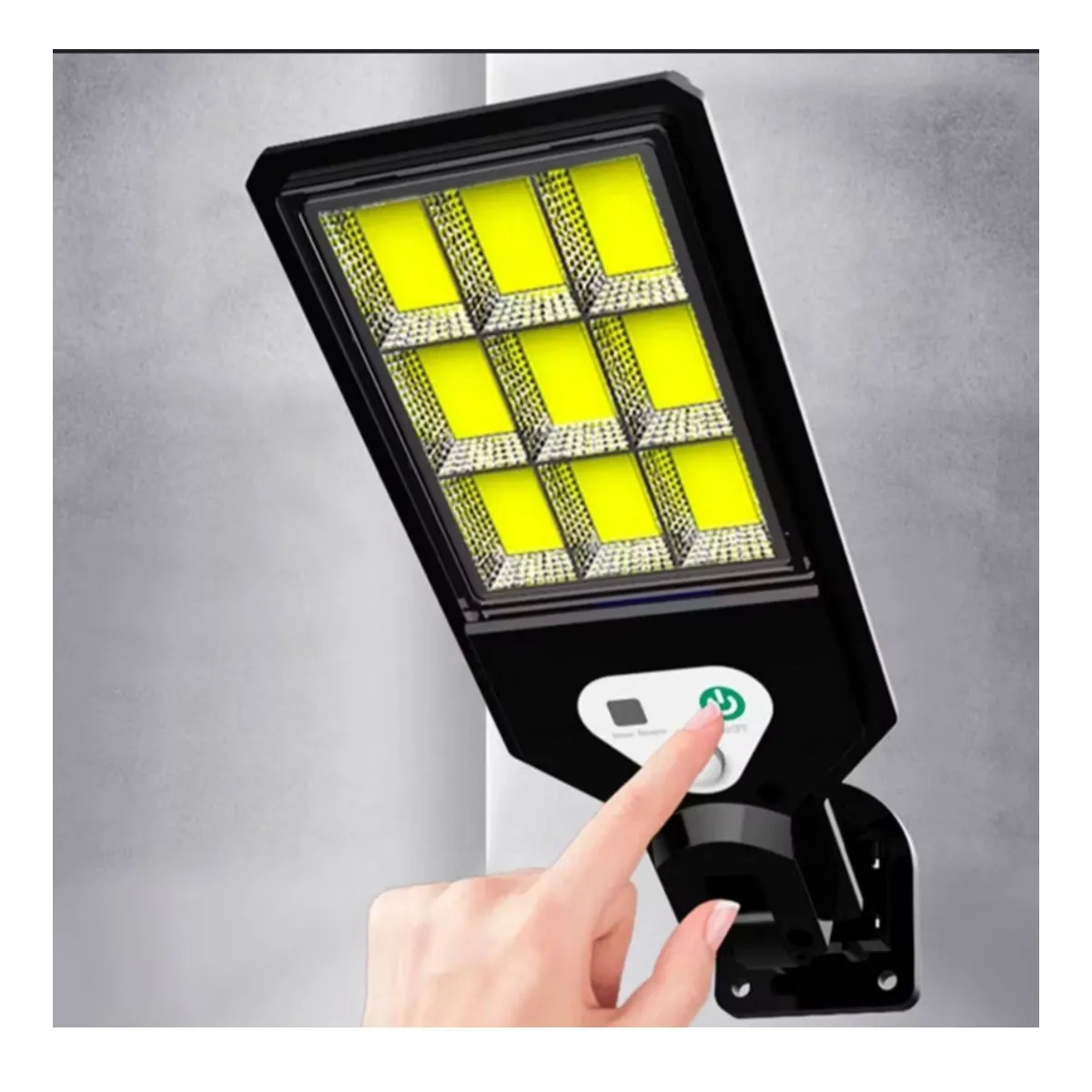 GENERICO - FOCO SOLAR DE MURO CON SENSOR DE MOVIMIENTO