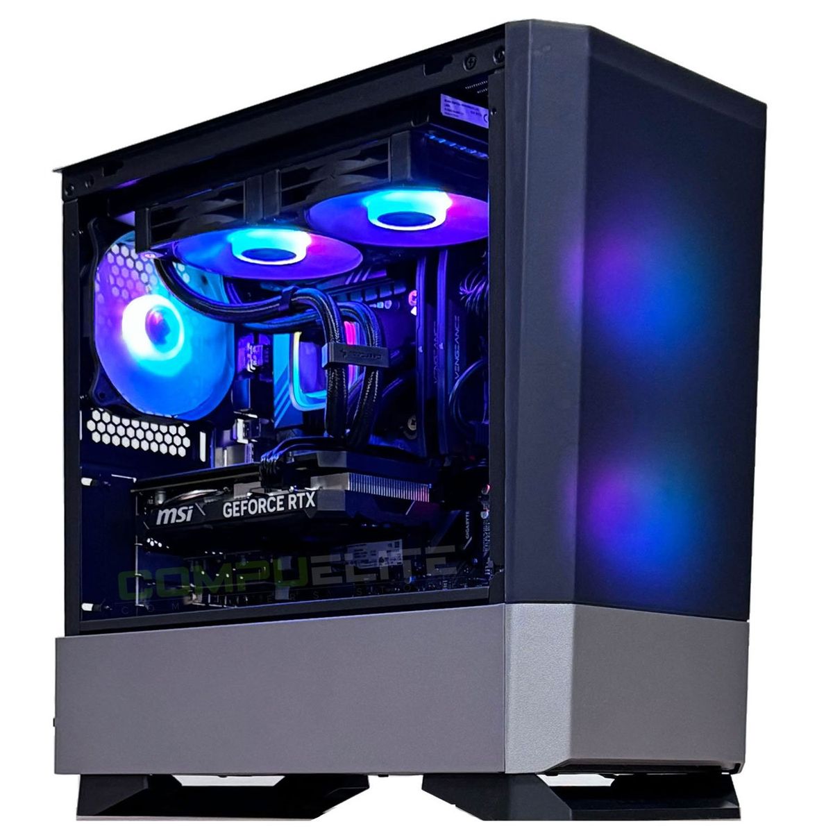 COMPU ELITE - PC Gamer Intel i7 12700F 12-core + B760 WIFI + 32GB DDR5 + RTX 4070 TI SUPER 16G