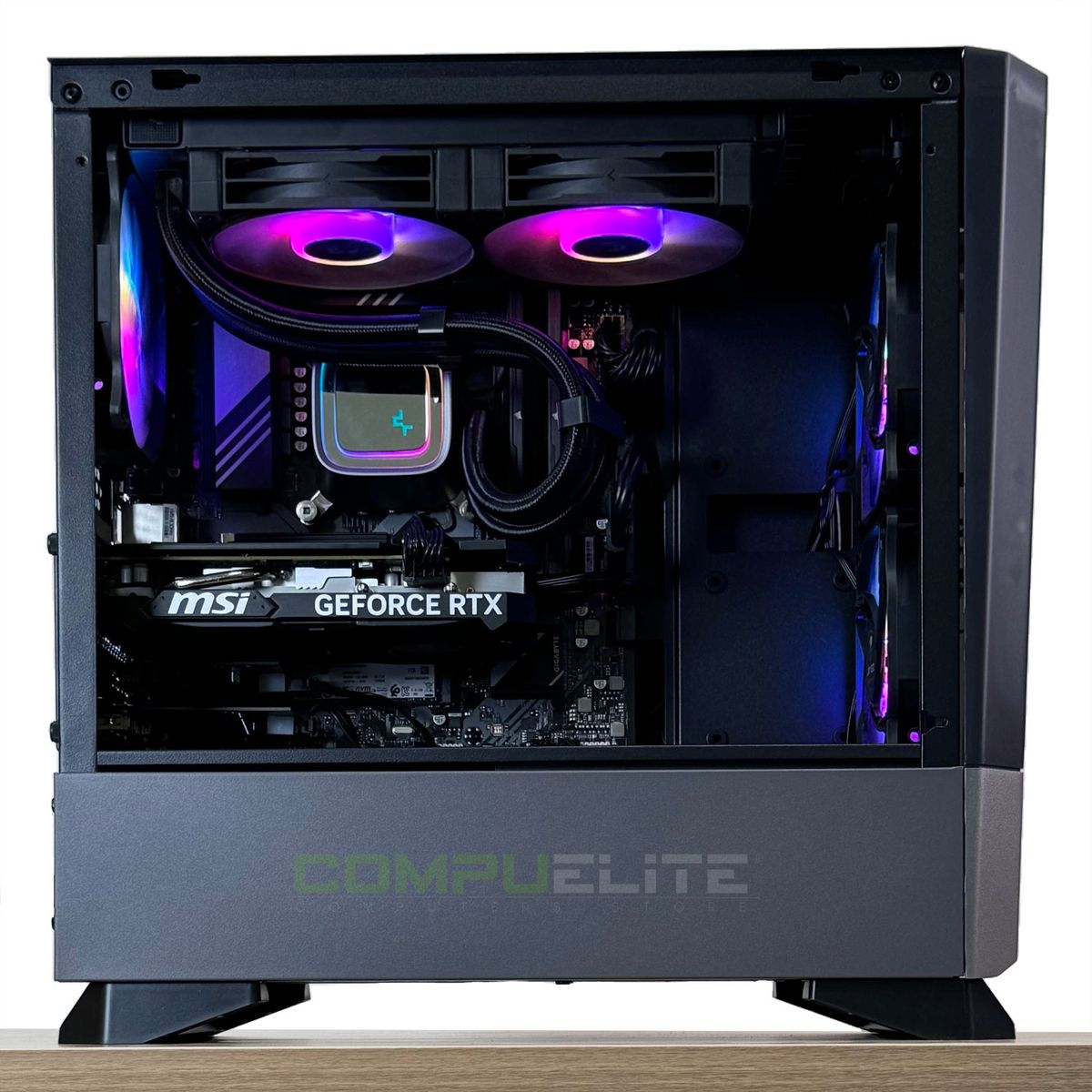COMPU ELITE - PC Gamer Intel i7 12700F 12-core + B760 WIFI + 32GB DDR5 + RTX 4070 TI SUPER 16G