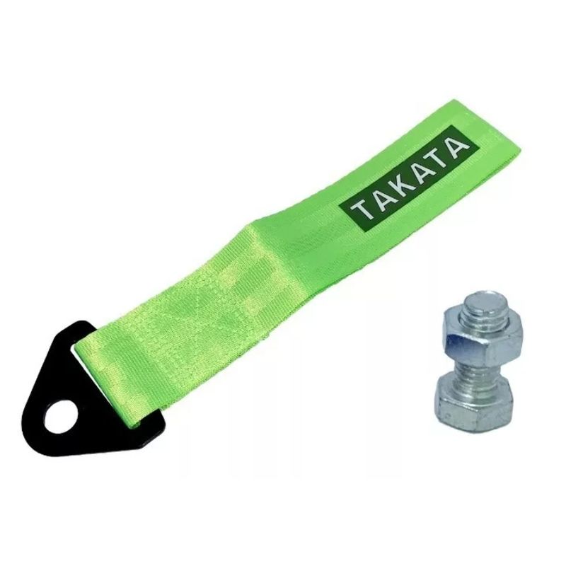 GENERICO - Tow Strap Tuning Gancho De Remolque Auto Tuning verde Fluor