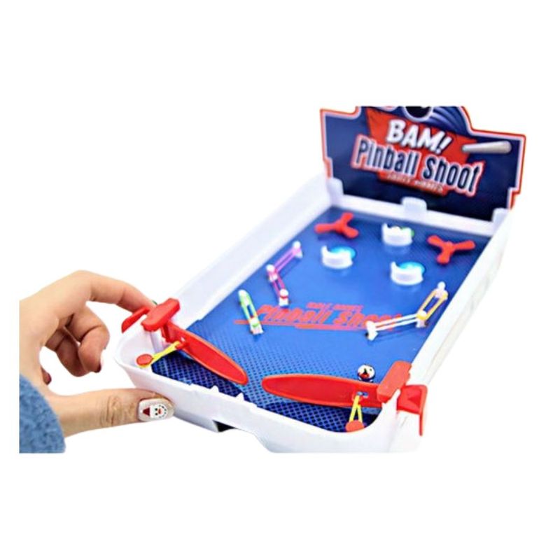 GENERICO - Juego De Mesa Mini 2 En 1 Pinball Shoot Y Basketball Niños