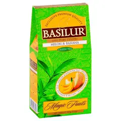 BASILUR - Te Frutas Verde Platano 100 Gr -