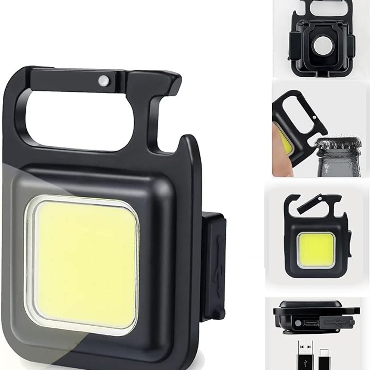 GENERICO - LLAVERO LED DESTAPADOR RECARGABLE USB 2701106