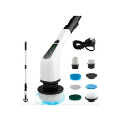 GENERICO - Cepillo De Limpieza Eléctrico Inalámbrico 7 en 1 Retráctil De Mano