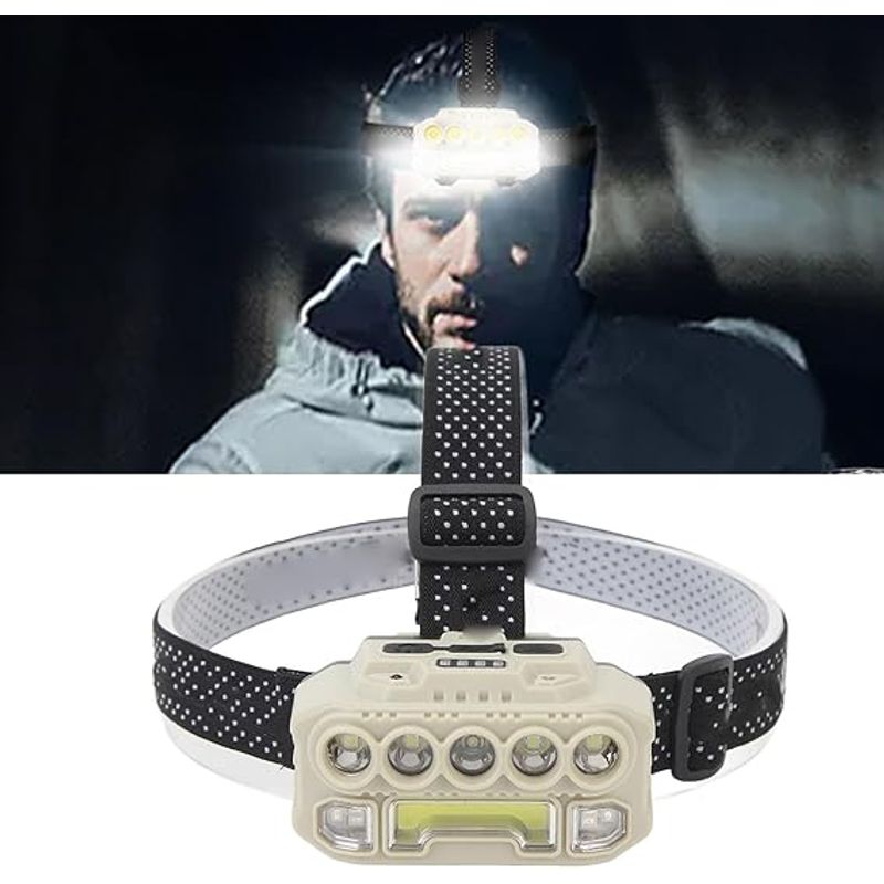 GENERICO - Linterna Frontal Portátil LED HK-817
