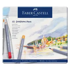 FABER-CASTELL - Lápices Acuarelables Goldfaber Aqua 48 Colores