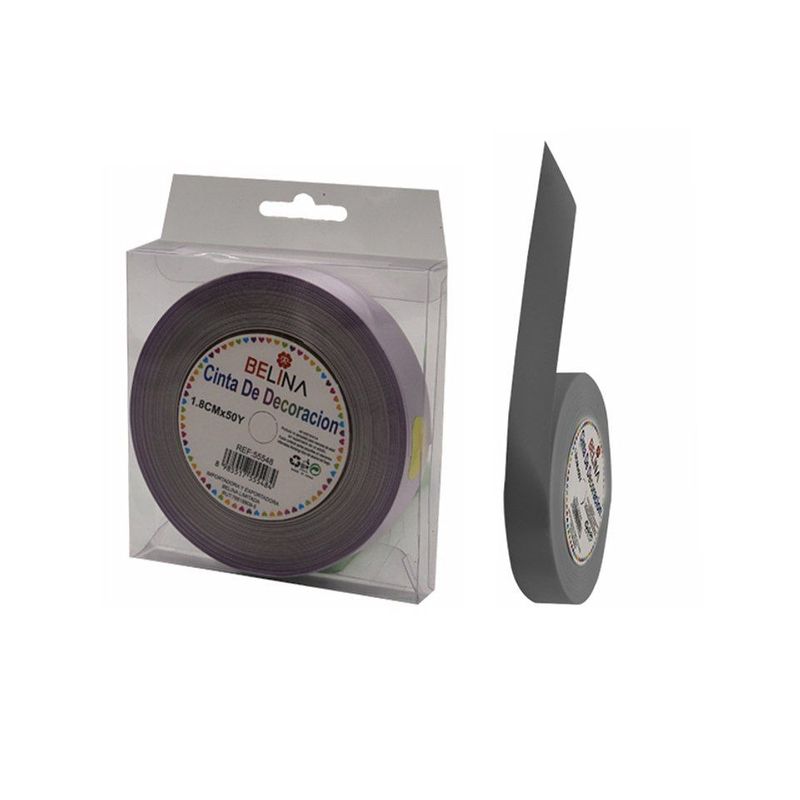 GENERICO - Cinta De Regalo Gris Rollo 180mmx50m