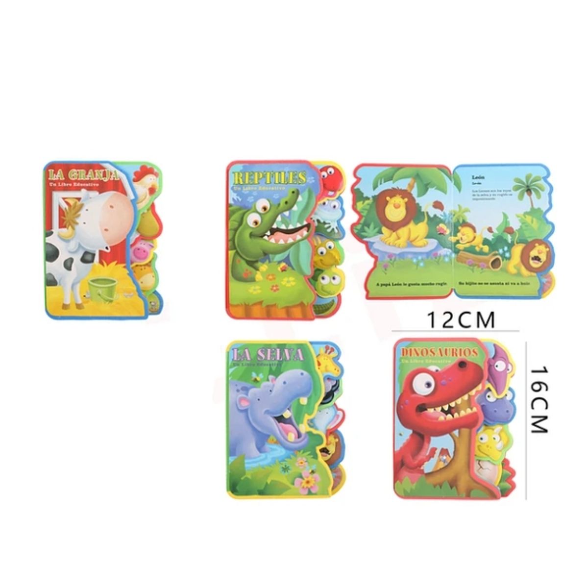 GENERICO - Libro Educativo Animales 1016Cm