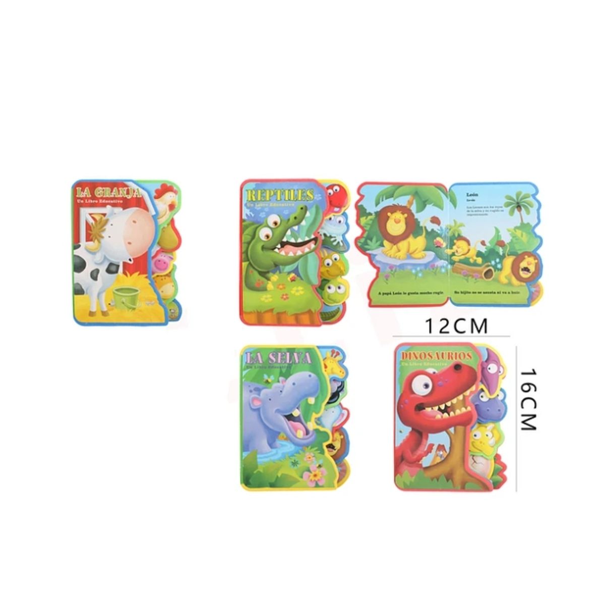 GENERICO - Libro Educativo Animales 1016Cm