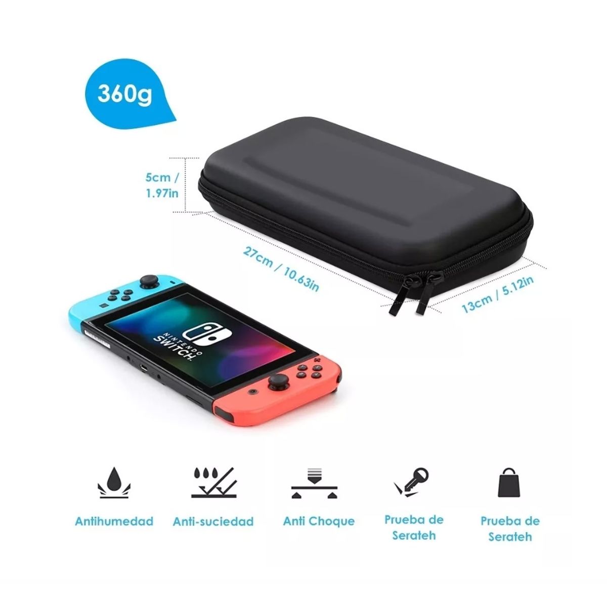 GENERICO - Estuche Protector Para Nintendo Switch Normal