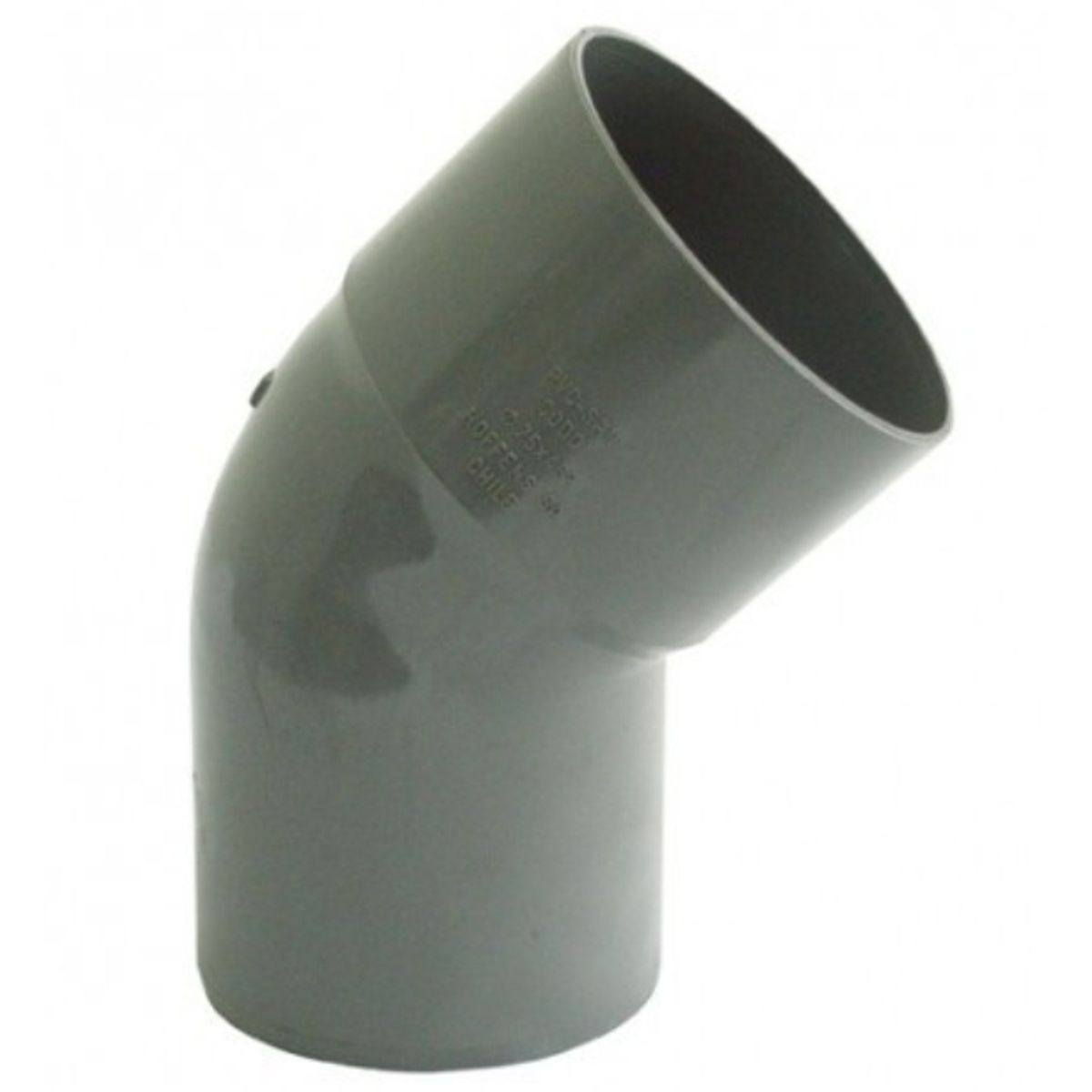 GENERICO - Codo 75 X 45 Sanitario Gris - Hoffens