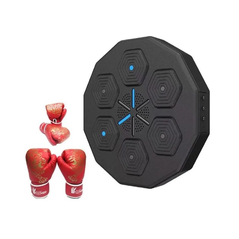 GENERICO - Pared Electrónica Target Sandbag Boxeo + Guantes Boxeo