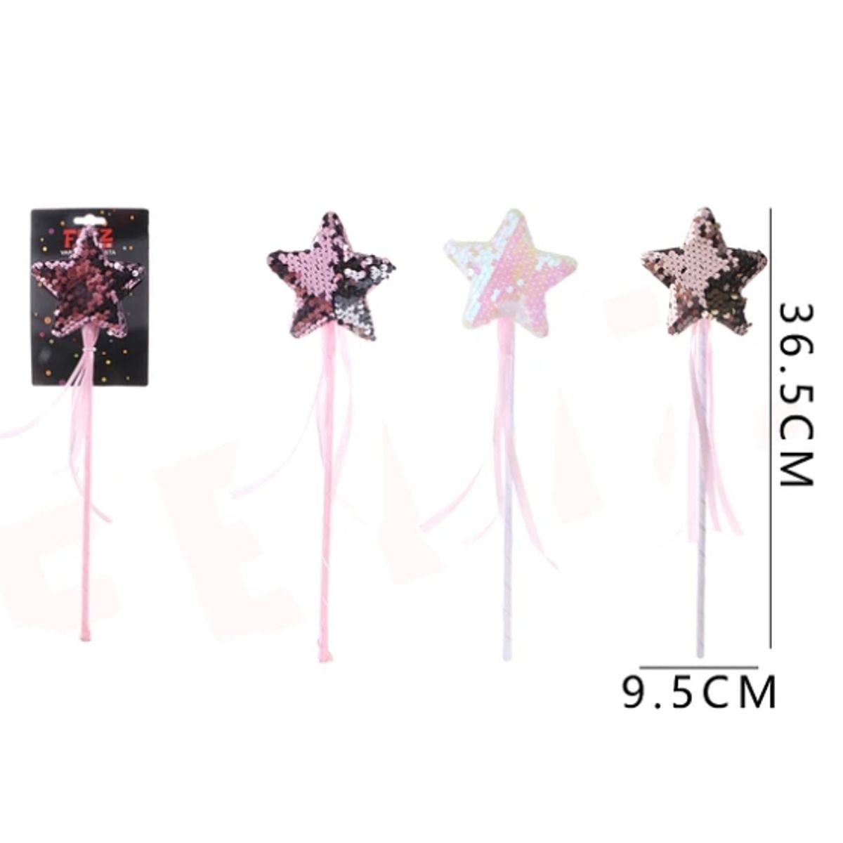 GENERICO - Varitas De Estrella De Lentejuelas