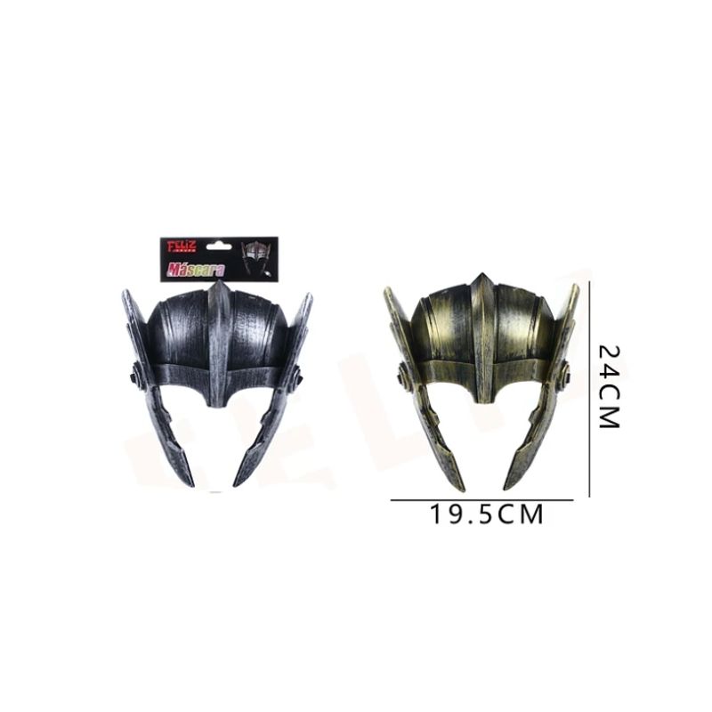GENERICO - Máscara Vikinga 24x95Cm Colores Surtidos