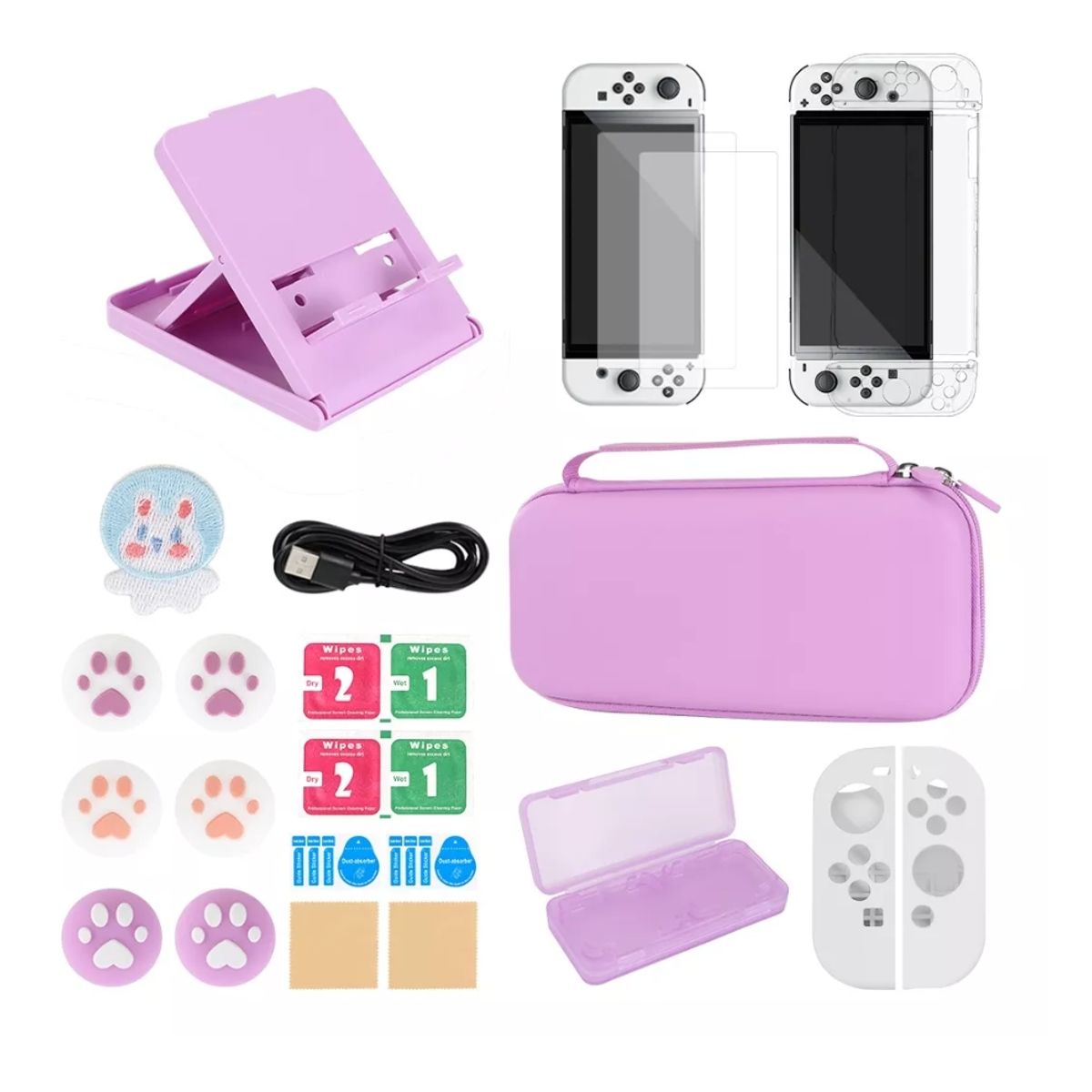 GENERICO - Estuche Protector Nintendo Switch Oled Accesorios 26 En 1
