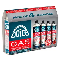 DOITE - Pack de 4 Cilindros de Gas 227gr