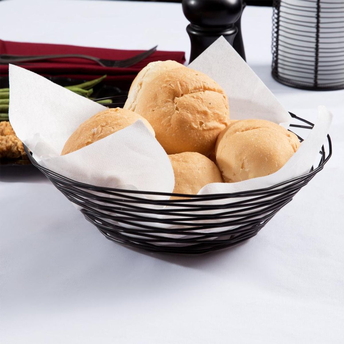 IMAHE - CANASTA REDONDA 25 cms TABLECRAFT