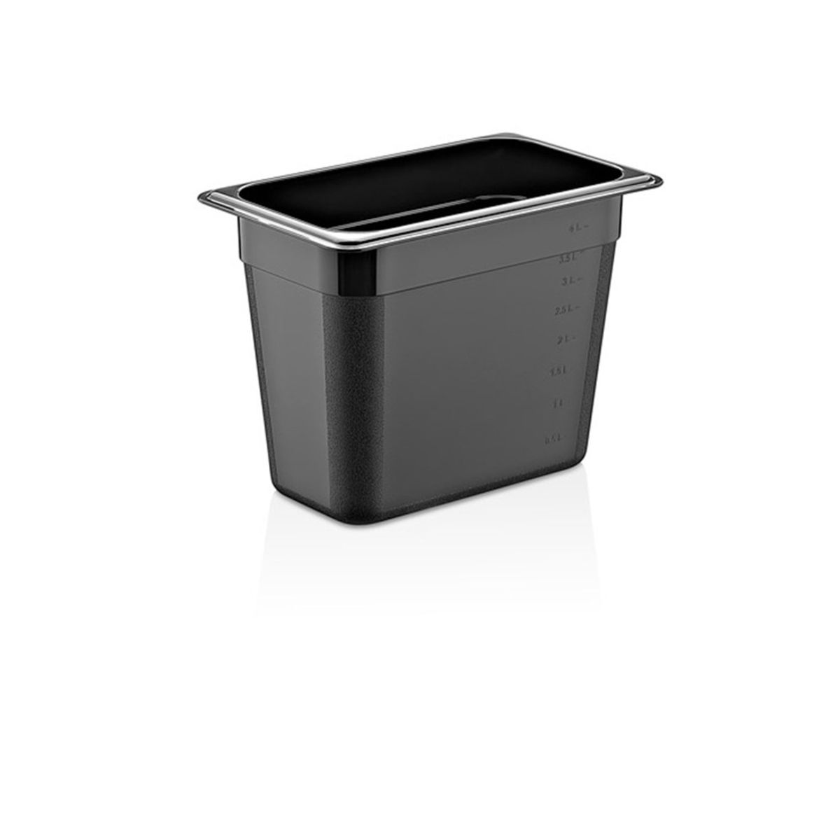 IMAHE - CONTENEDOR POLICARBONATO NEGRO 13x20 cm IMAHE