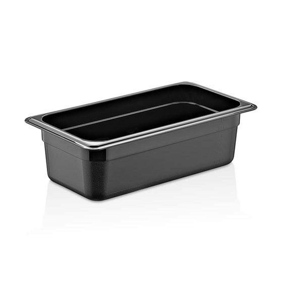 GASTROPLAST - CONTENEDOR GN POLICARBONATO NEGRO 1/9 X 6.5 CMS