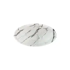 IMAHE - TABLA REDONDA MELAMINA 35 CM MARMOL BLANCO