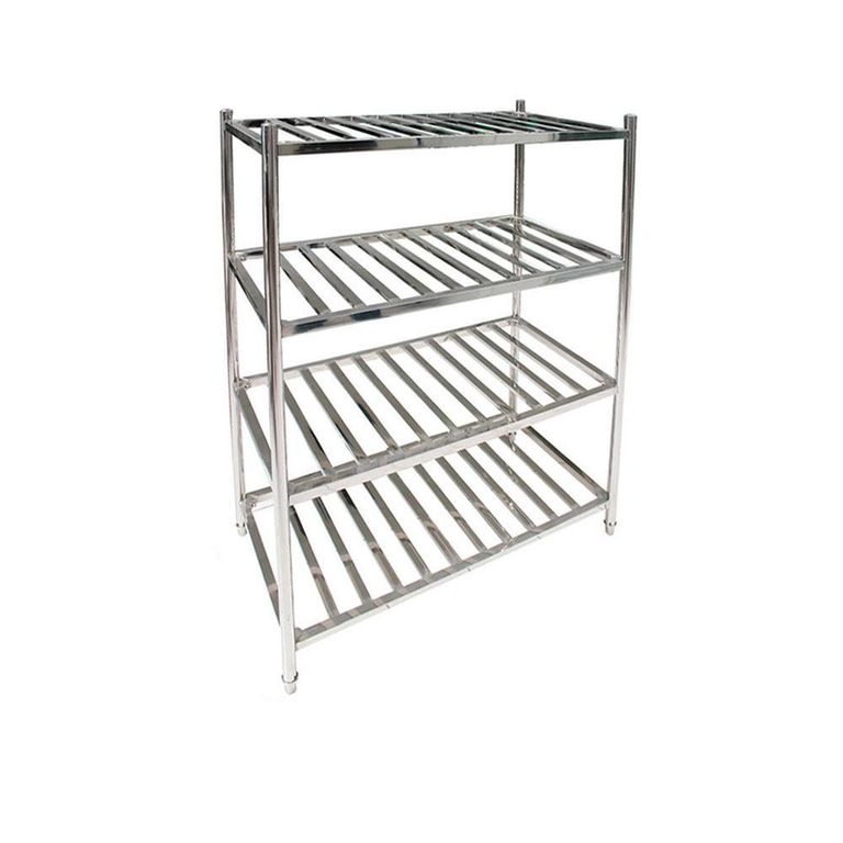ESTANTERIA ACERO INOX TIPO REJILLA DE 120x60x155 cm IMAHE