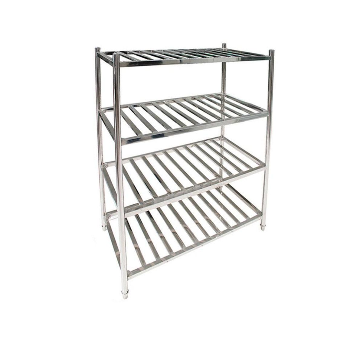 IMAS - ESTANTERIA ACERO INOX TIPO REJILLA DE 120x60x155 cm IMAHE