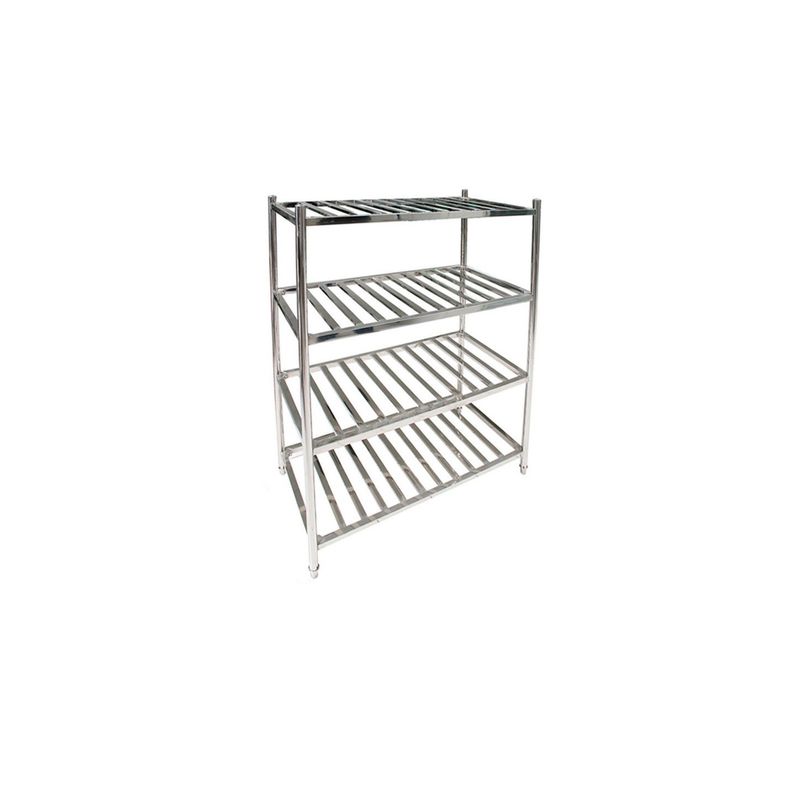 IMAHE - ESTANTERIA ACERO INOX TIPO REJILLA DE 120x60x155 cm IMAHE