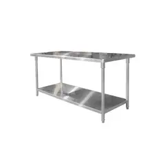 IMAS - MESÓN CENTRAL ACERO INOX 180 X 70 X 85 CM