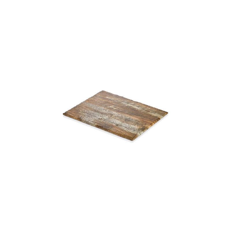 IMAHE - TABLA APERITIVO MELAMINA RECT 32X26X 1 CM MADERA IMAHE