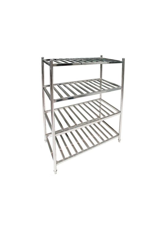 ESTANTERIA ACERO INOX TIPO REJILLA DE 90 x 60 x 155 cms IMAHE