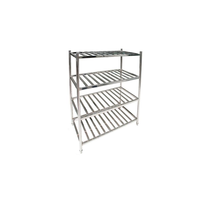 IMAHE - ESTANTERIA ACERO INOX TIPO REJILLA DE 90 x 60 x 155 cms IMAHE