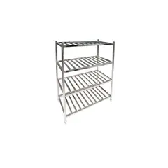 IMAS - ESTANTERIA ACERO INOX TIPO REJILLA DE 90 x 60 x 155 cms IMAHE